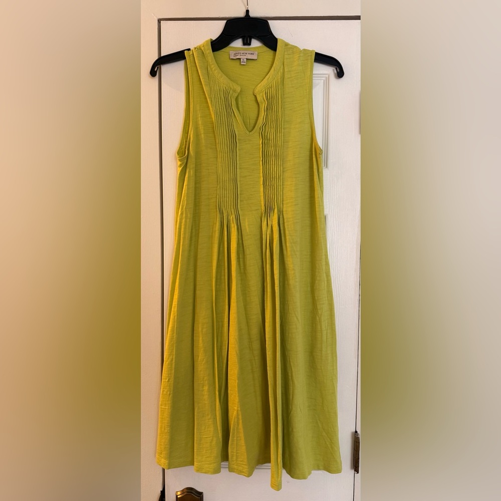 Jones New York Lime Green dress